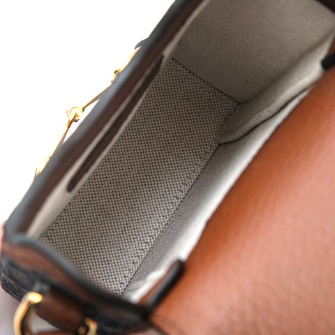 Gucci GUCCI GG Denim Hose Bit Mini Shoulder Bag Blue P13056 – NUIR VINTAGE