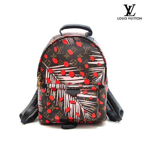 louis vuitton backpack black and red Louis Vuitton LOUIS VUITTON Monogram Jungle Dot Palm Springs PM Backpa – NUIR VINTAGE