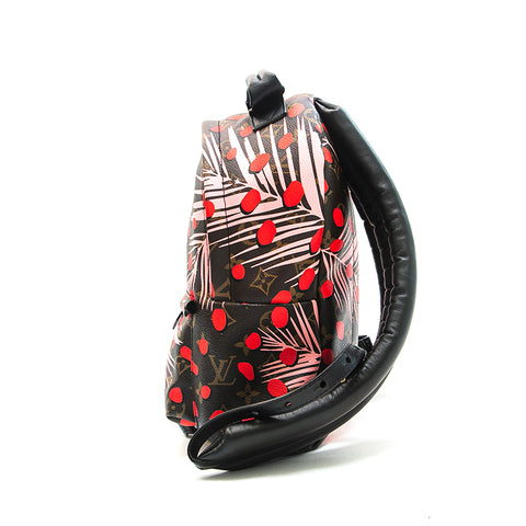 black and red backpack louis vuitton Louis Vuitton LOUIS VUITTON Monogram Jungle Dot Palm Springs PM Backpa – NUIR VINTAGE