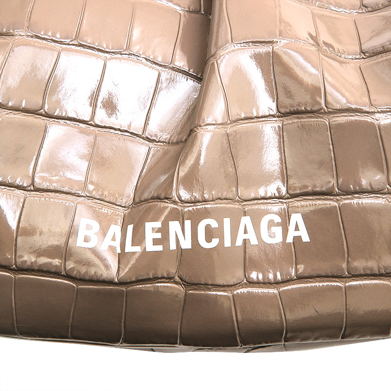 バレンシアガ BALENCIAGA ロゴ がま口 2way クラッチ ショルダーバッグ