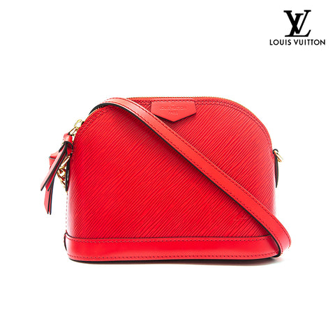 Louis Vuitton Epi Armamin Koulico Umhängetasche Red P13069