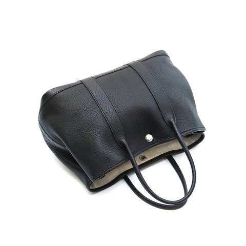 Hermes Hermes Garden Party Handtasche □ K Gravierte schwarze P13074