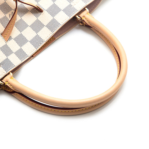 Louis Vuitton Damier Azur Giroratta Handbag Pink P13088