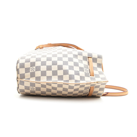 Louis Vuitton Damier Azur Giroratta Handbag Pink P13088