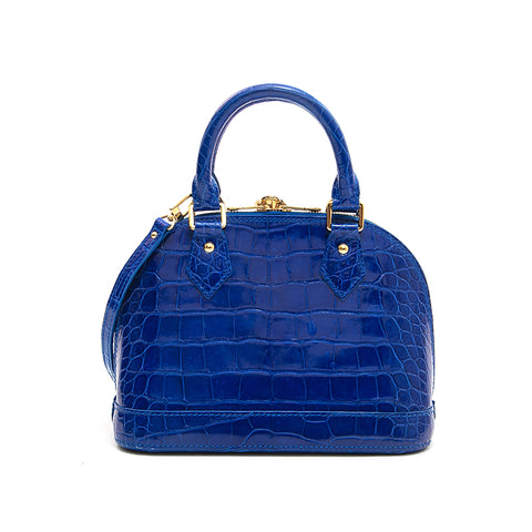 Louis Vuitton Louis Vuitton Alma BB exotic leather 2WAY Handbag Blue P –  NUIR VINTAGE
