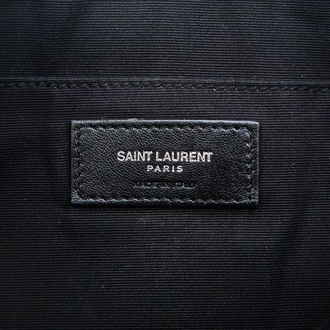 サンローランパリ SAINT LAURENT PARIS フリンジ レザー ショルダーバッグ ブラウン P13093