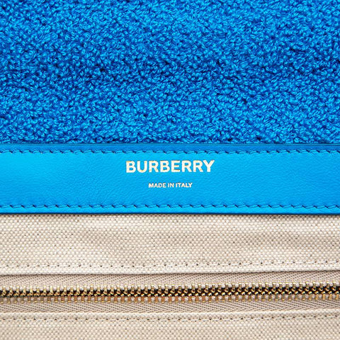 Burberry Burberry Pile Roller Shoulder Bag Blue P13098