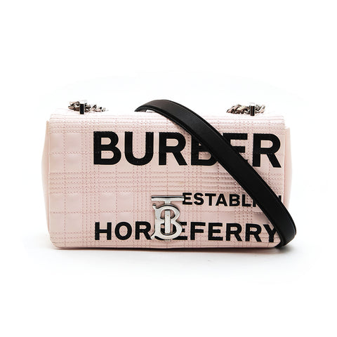 Burberry Burberry Laura Leder -Ketten -Umhängetasche Pink P13163