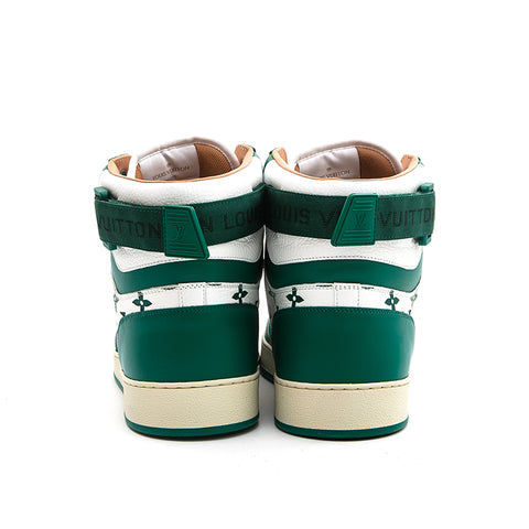Louis Vuitton Rivoli Line Monogram High Cut Sneakers Green X White P13 –  NUIR VINTAGE