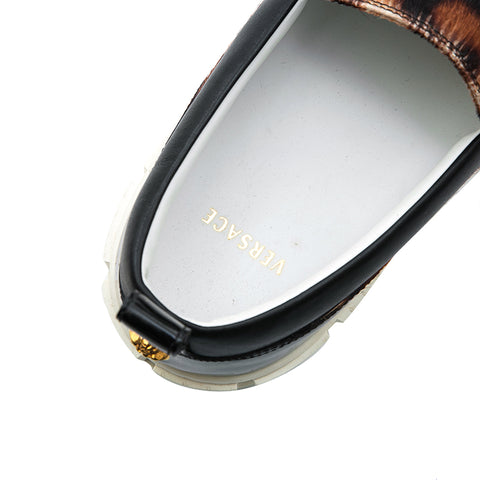 Versace Versace Léopard Slip - Sneakers Brown P13200