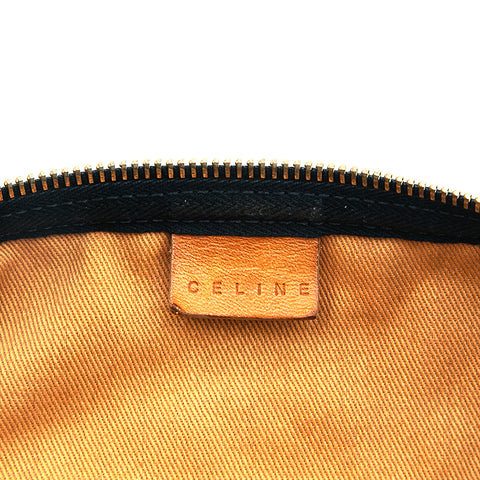 Celine Celine C Macadam Semi -Wan -Umhängetasche Navy P13201