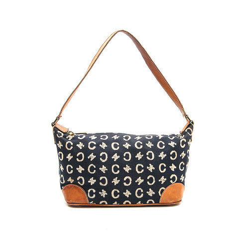 Celine C Macadam Semi-One-Umhängetasche Navy P13201