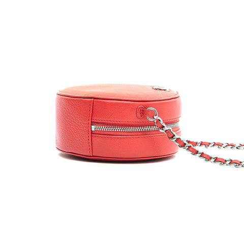 Chanel Chanel Curf Round Kettenbeutel Umhängetasche Orange P13207