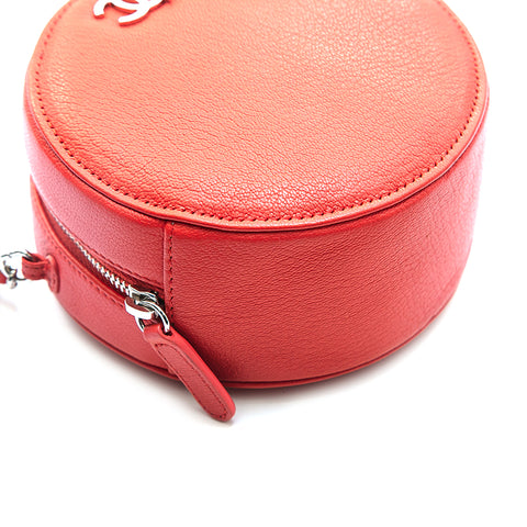 Chanel Chanel Curf Round Kettenbeutel Umhängetasche Orange P13207