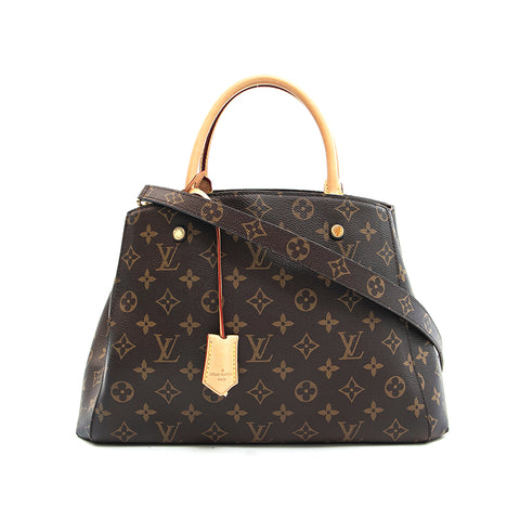 Louis Vuitton Monogram Montenyu Handbag Brown P13211