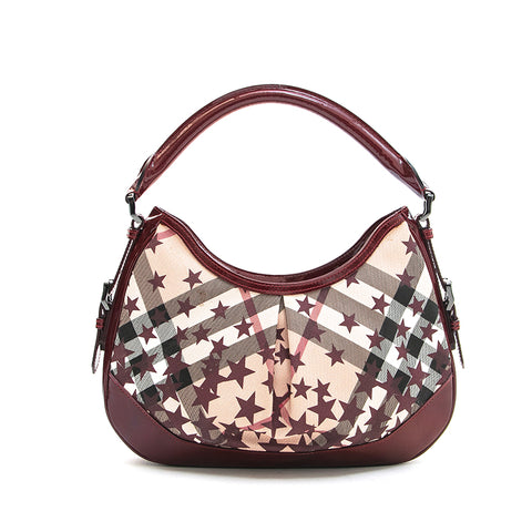 Burberry Burberry Star Motiv Semi -Shoulder Handtasche Multicolor P13215