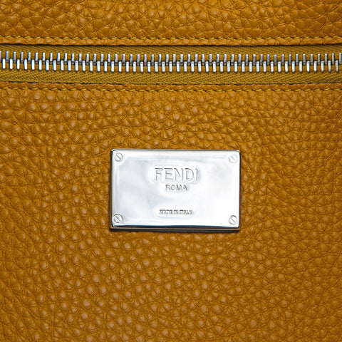 フェンディ FENDI ピーカブー エックスライト ハンドバッグ ホワイトxブラウン P13226