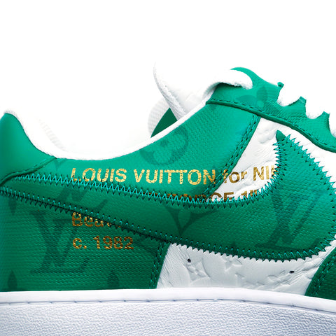 Louis Vuitton Nike Air Force 1 Viva Jill Ablow Cut Sneakers White