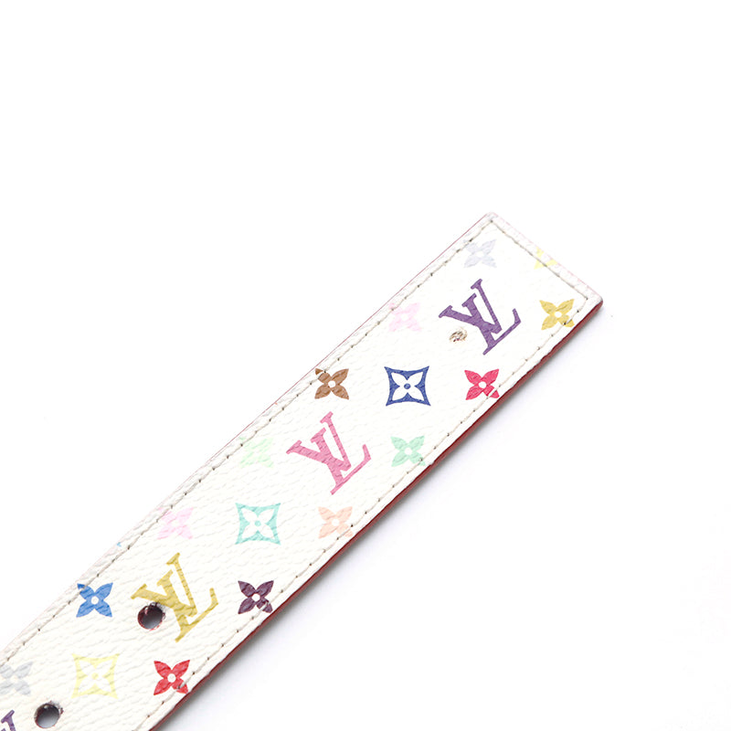 ルイ・ヴィトン LOUIS VUITTON マルチカラー レザー ベルト マルチ