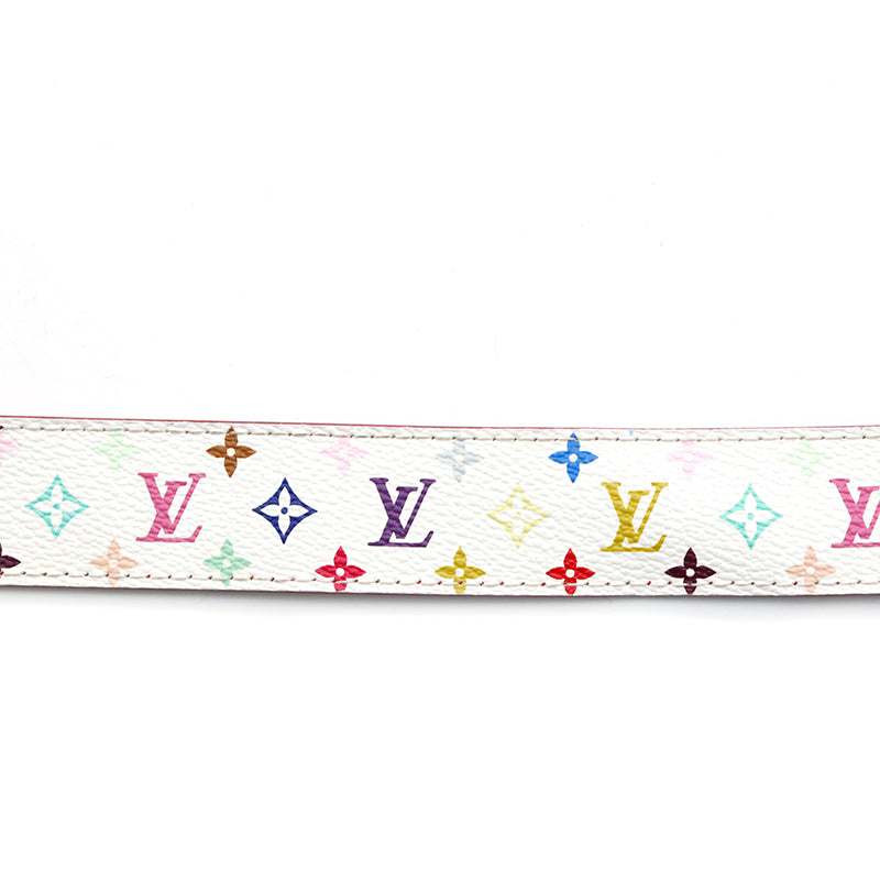 ルイ・ヴィトン LOUIS VUITTON マルチカラー レザー ベルト マルチ