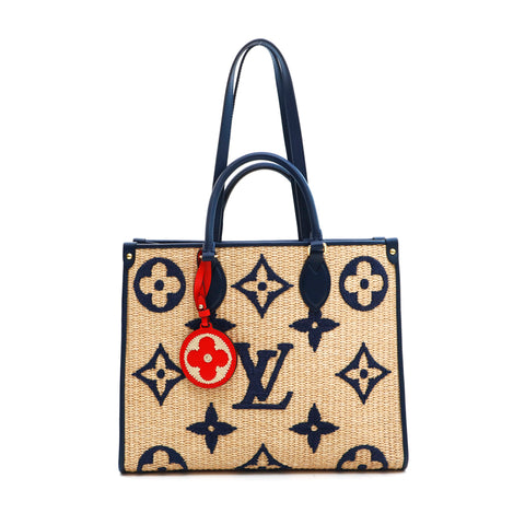 Fashion Handbag/Bags/Wallets Louis Vuitton Onthego Monogram Raffia