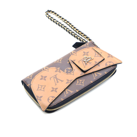 Louis Vuitton Louis Vuitton monogramme inverse Zippy Shadee Long Portefeuille brun P13263