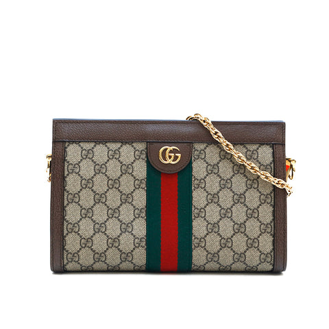 Gucci GUCCI GG Sprem Clutch Chain Shoulder Bag Brown P13268