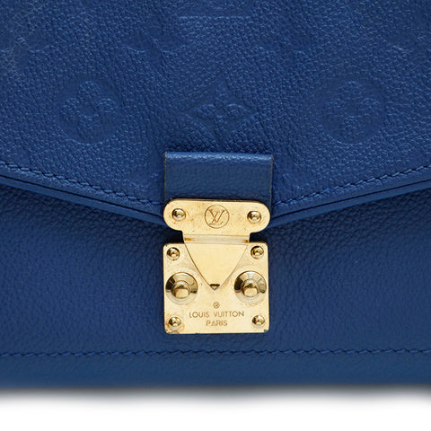 Louis Vuitton Monogramm Amplant Saint Germain PM -Umhängetasche Blau P13277