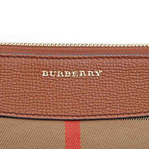 Burberry Burberry Check Clutch Second Bag Brown P13282