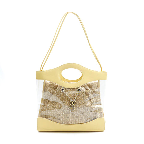 香奈儿香奈儿Chanel 31 2Way购物袋肩带黄色P13294