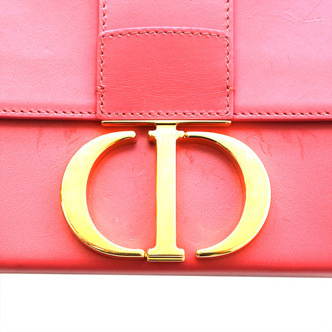 クリスチャンディオール Christian Dior 30 モンテーニュ ボックス ショルダーバッグ ピンク P13296