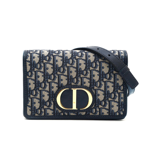 Christian Dior Christian Dior Obriek 30 Montenyu West Umhängetasche Marine P13300