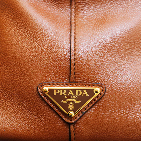 Prada Prada Leder 2WHY Handtasche Brown P13303