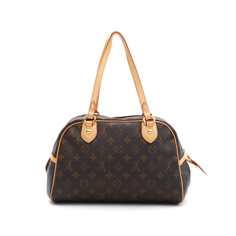 Louis Vuitton Monogram Montorui PM Handtasche Brown P13312