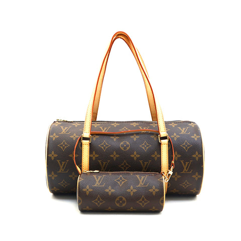 Brown Louis Vuitton Monogram Papillon 30 Handbag
