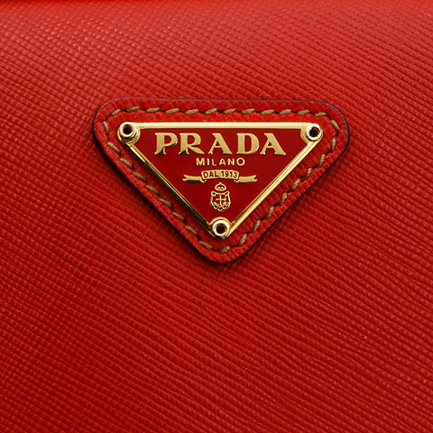 Prada Prada Safiano Handbag Red P13331