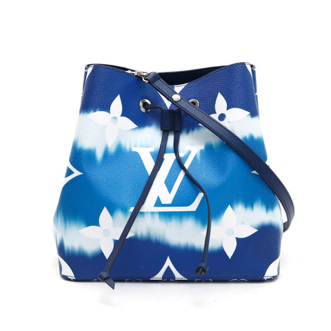 Louis Vuitton Escar Neonoe Shoulder Bag Blue P13344