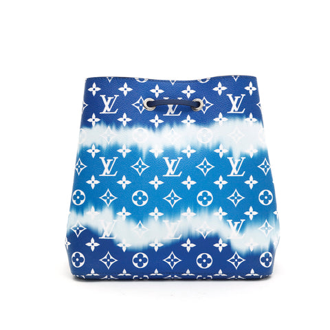 Louis Vuitton Neo Noe Bucket Bag Monogram LV Escale Blue White