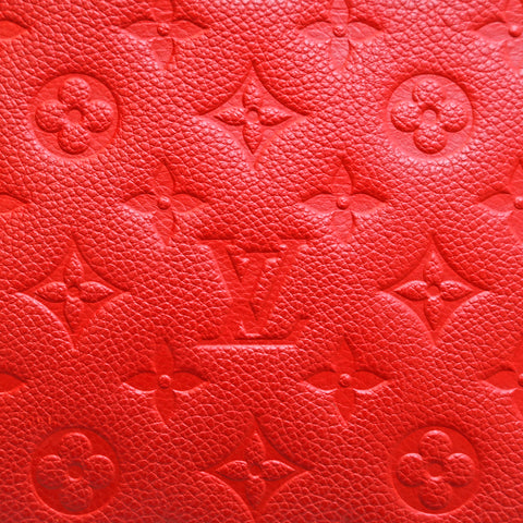 ルイ・ヴィトン LOUIS VUITTON アンプラント モンテーニュ ハンドバッグ レッド P13345