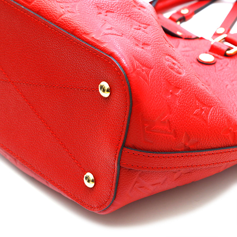 Louis Vuitton Louis Vuitton Monogram Amplant Mazarin PM Handbag Red P1 –  NUIR VINTAGE