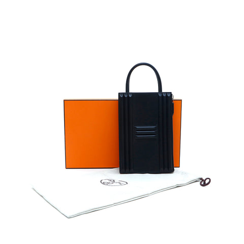 エルメス HERMES カデナ タデラクト  ハンドバッグ U刻印 ブラック P13356