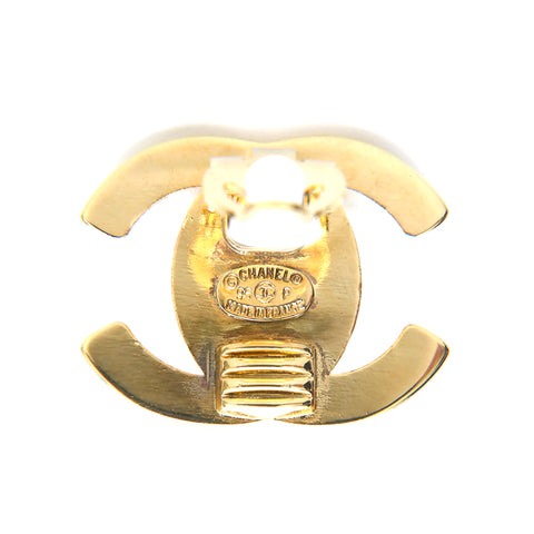 Chanel CHANEL Cocomark Turn Lock Earring Gold P13369 – NUIR VINTAGE