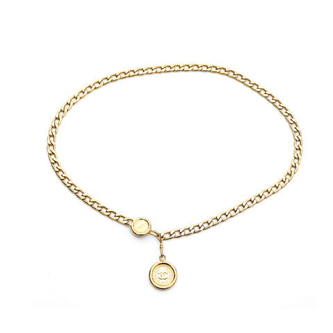 Chanel CHANEL Coin Chain Belt Gold P13370 – NUIR VINTAGE