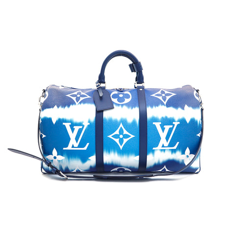 ルイ・ヴィトン LOUIS VUITTON エスカル キーポル ボストンバッグ ブルー P13381