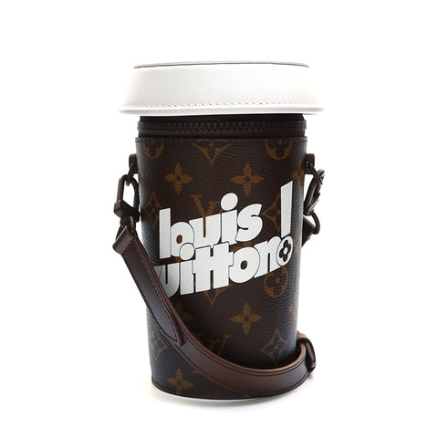 ルイ・ヴィトン LOUIS VUITTON モノグラム コーヒーカップ ショルダーバッグ ブラウン P13434
