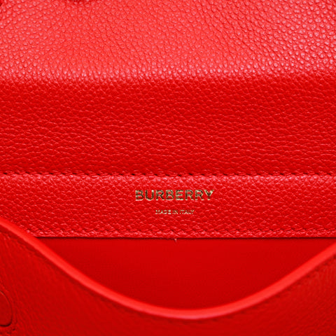 Burberry Burberry 2 Face Leather Shoulder Bag Red P13447