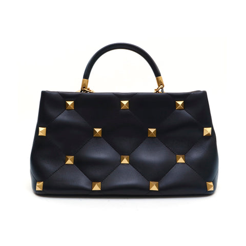 Valentino Valentino Rock Sten 2way Schulter Handtasche Schwarz P13449