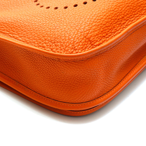 Hermes Hermes Ebrin II PM -Umhängetasche □ J Gravur orange P13459