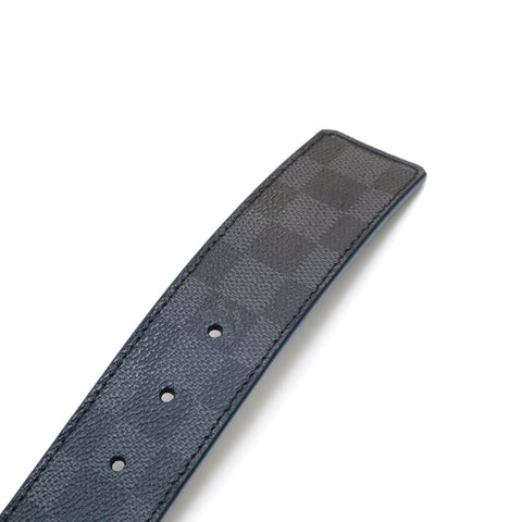 Louis Vuitton LV Initiales Belt Damier Graphite Wide Black 1566421