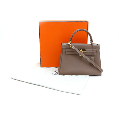 Hermes Hermes Kelly 28 Handtasche C Gravur Greju P13470